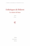 Maud Pouradier - Cahiers de philosophie de l'Université de Caen N° 51 : Esthétiques de Diderot - La nature du beau.