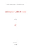 Anne Devarieux - Cahiers de philosophie de l'Université de Caen N° 54/2017 : Lectures de Gabriel Tarde.