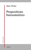 Marc Richir - Propositions buissonnières.