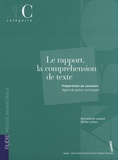 Bernadette Lavaud et Olivier Lefort - Le rapport, la compréhension de texte - Préparation au concours Agent de police municipale, catégorie C.