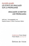 Olivier Agard - Les écrits de Kracauer sur la propagande.