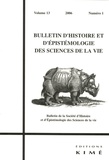 Daniel Becquemont et Sabine Brauckmann - Bulletin d'histoire et d'épistémologie des sciences de la vie Volume 13 N° 1/2006 : .