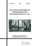 Philippe Huneman et Patrick Singy - Bulletin d'histoire et d'épistémologie des sciences de la vie Volume 15 N° 2/2008 : .