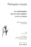 Monica Blanco et Olivier Bruneau - Philosophia Scientiae Volume 24 N°1, 2020 : Les mathématiques dans les écoles militaires (18e-19e siècles).