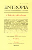Jean-Baptiste Fressoz et Philippe Gruca - Entropia N° 15, automne 2013 : L'Histoire désorientée.