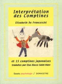 Elisabeth de Franceschi - Interprétation des comptines et 15 comptines japonaises.