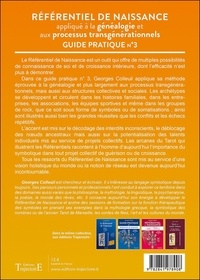 Référentiel de naissance appliqué à la généalogie et aux processus transgénérationnels. Guide pratique n° 3