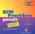 Corinne Renault-Brahinsky - Qcm Procedure Penale. 2eme Edition.