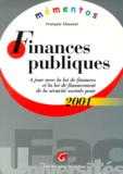 François Chouvel - Finances Publiques 2001.
