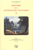 Louis Terreaux - Histoire de la littérature savoyarde.