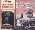 Christian Sorrel - Les monuments aux morts de la Haute-Savoie - Mémoire de la Grande Guerre.