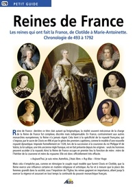  Aedis - Reines de France - Chronologie de 493 à 1792.
