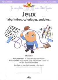  Aedis - Jeux, labyrinthes, coloriages, sudoku....