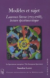 Sandra Lasne - Modèles et sujet - Laurence Sterne (1713-1768), lecture épistémocritique.