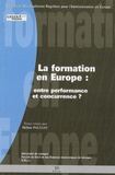 Hélène Pauliat - La formation en Europe : entre performance et concurrence ?.