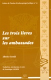 Alberico Gentili - Les trois livres sur les ambassades. 1 Cédérom