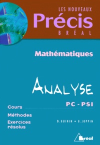 Bernard Joppin et Daniel Guinin - Mathematiques Analyse Pc - Psi.