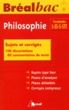 Edouard Machery et Cyrille Bégorre-Bret - Philosophie Terminales L/Es/S/Stt. Sujets Et Corriges, Edition 2000-2001.