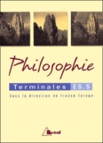 France Farago et  Collectif - Philosophie Terminales Es/S.