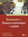 Philippe Deubel et Marc Montoussé - Dictionnaire De Sciences Economiques & Sociales.
