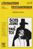 Jacques Arveiller et François Marty - L'évolution psychiatrique Volume 71 N° 2 : Adolescence.