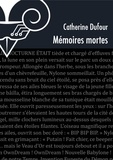 Catherine Dufour - Mémoires mortes.