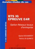 Djamel Boumertit et Patrice Di Quirico - BTS IG Epreuve E4R - Option Réseaux locaux d'entreprise.
