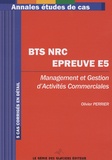 Olivier Perrier - Management et gestion d'activités commerciales BTS NRC Epreuve E5.