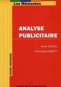 Anne-Sophie Bariety et Yohan Gicquel - Analyse publicitaire.