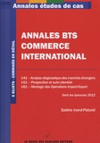 Sabine Inard-Paturel - Annales BTS commerce international - 6 sujets corrigés.