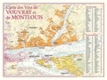  Benoit France - Carte des vins de Vouvray et de Montlouis.