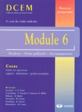 J-P Zanini et V Frauche - Module 6 - Douleur, soins palliatifs, accompagnement.