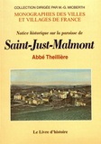 Jean Theillière - Notice historique sur la paroisse de Saint-Just-Malmont.