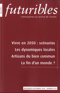 Hugues de Jouvenel - Futuribles N°427, novembre-décembre 2018 : Vivre en 2050 : scénarios.