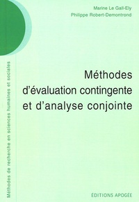 Marine Legall-Ely et Philippe Robert-Demontrond - Méthodes d'évaluation contingente et d'analyse conjointe.