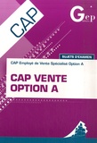 François Cartier - CAP Vente Option A - Sujets d'examens.