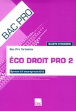 Jean-Claude Monnot - Eco Droit Pro 2 Bac Pro Tertiaires Epreuve E1 sous-épreuve E12 - Sujet d'examen.