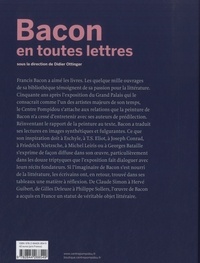 Francis Bacon en toutes lettres. Catalogue de l'expostion présentée au Centre Pompidou du 11 septembre 2019 au 20 janvier 2020
