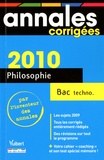 Stéphane Ernet - Philosophie Bac Séries technologiques 2010.