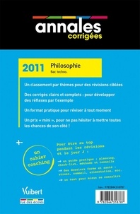 Philosophie Bac technologiques  Edition 2011