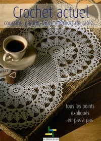 Editions de Saxe - Crochet actuel - Coussins, galons, tapis, chemins de tables....