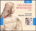 Michel de Montaigne - Les Essais de Montaigne - Livre 1. 2 CD audio