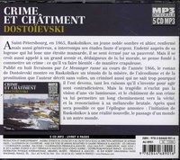 Crime et châtiment  avec 5 CD audio MP3