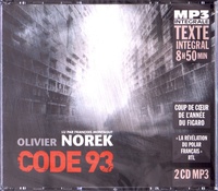 Olivier Norek - Code 93. 2 CD audio MP3