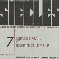 Jean Duma - Siècles N° 7/1998 : Espace urbain et identité culturelle.