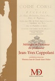Florence Jean et Claude Saint-Didier - Mélanges en l'honneur du professeur Jean-Yves Coppolani.