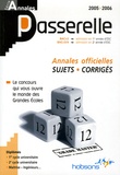  Hobsons - Annales Passerelle ESC Concours 2005 - Sujets et corrigés.