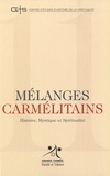 Patrick Sbalchiero - Mélanges carmélitains N° 11/2010 : .