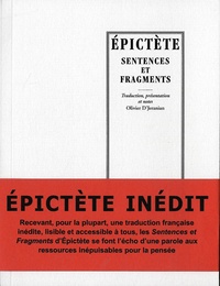  Epictète - Sentences et fragments.