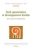  Wip - Cahiers d'Anthropologie du droit 2005 : Droit, gouvernance et développement durable.